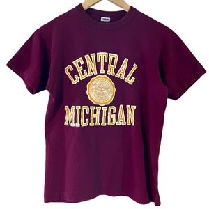 Vintage Champion Central Michigan T Shirt 80s